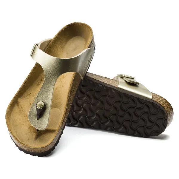 Birkenstock Gold Gizeh Birko-Flor Womens Sandals 1016108