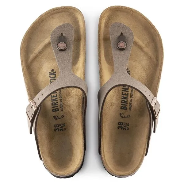 Birkenstock Mocha Gizeh Birkibuc Womens Sandals 0043751