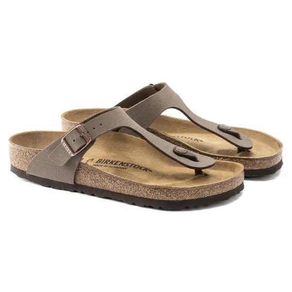 Birkenstock Mocha Gizeh Birkibuc Womens Sandals 0043751