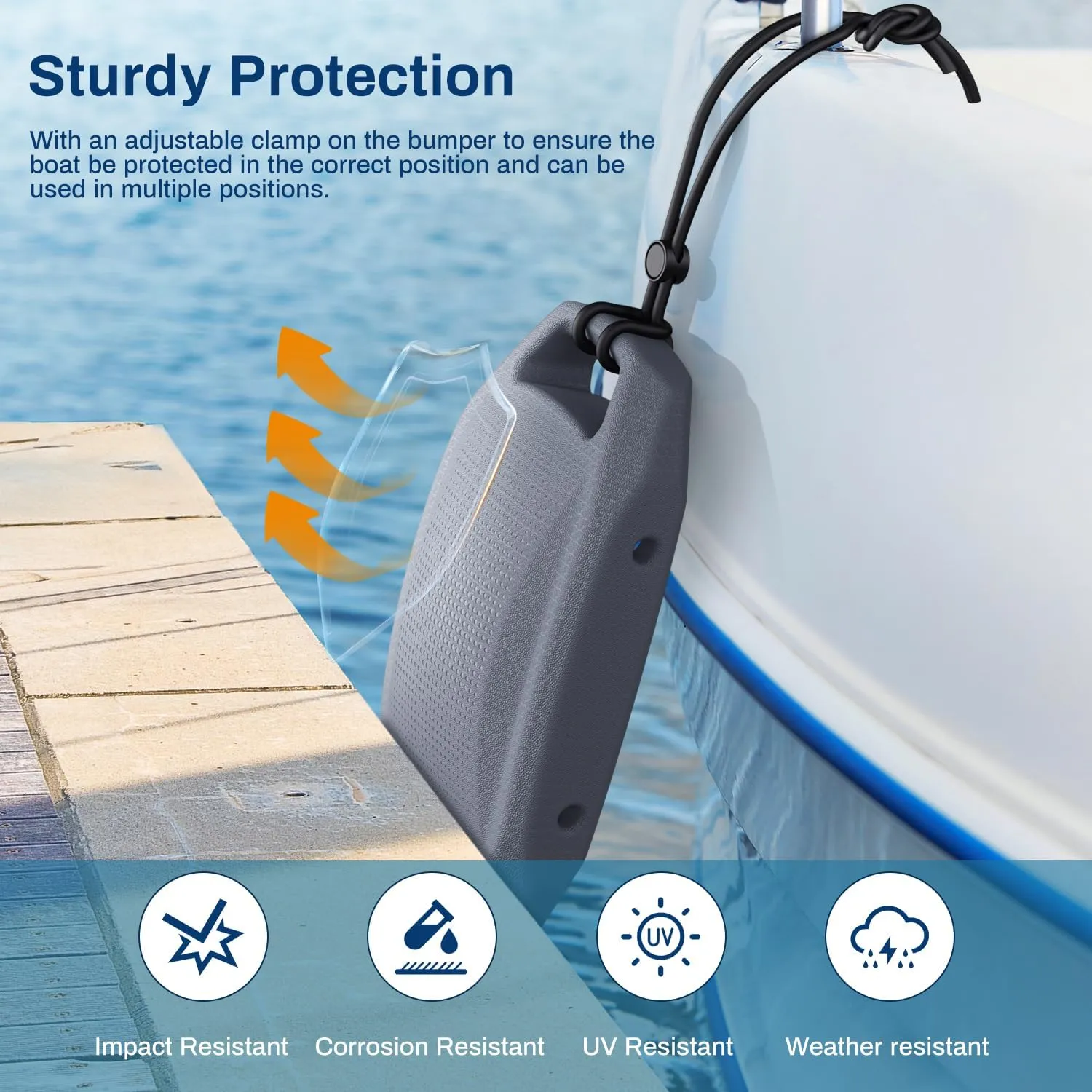 Boat Fenders Boat Bumpers for Docking, Upgraded EVA Boat Fenders Bumpers, Fit for Yachts, Sailing Dinghies, Bass Boat and Fishing Boat