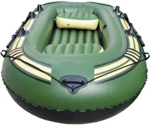 Boat Raft, Inflatable Set, 1,2,3,4 Person Inflatable Dinghy Rowing Boats for Adults Rubber Dingy Kayak Canoe Fishing,Tear-Resistant Foldable Drifting Boat,249x 127CM