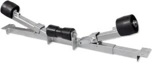 Boat Trailer Bottom Support Bracket with Keel Rollers, Support Bracket Suitable for Kayaks, Canoes, Fishing Boats, Sailboats and Other Boat Types from 2' 7" – 4' Wide