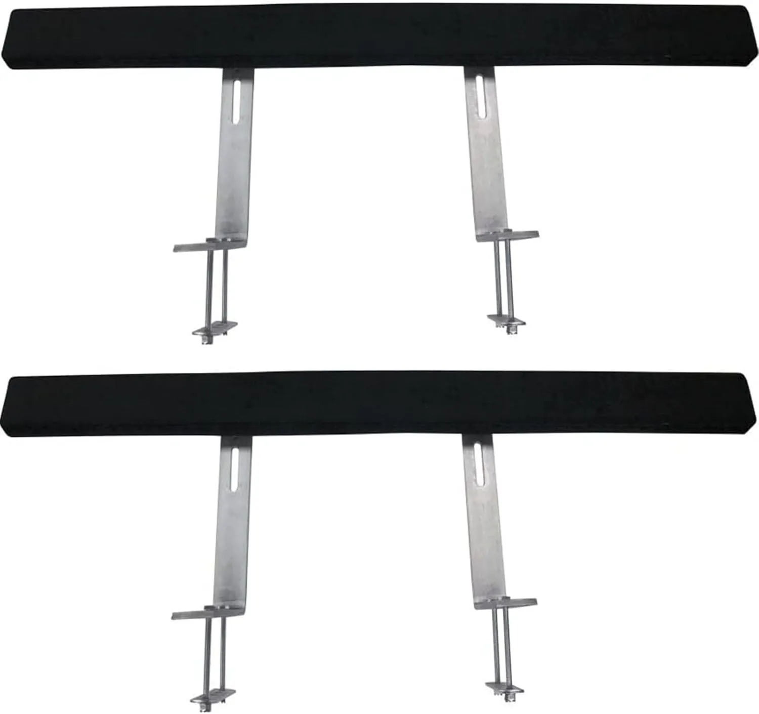 Boat Trailer Guide-ons, 48", 2PCS Rustproof Steel Trailer Guide ons, Trailer Guides with Carpet-Padded Boards, Mounting Parts Included, for Ski Boat, Fishing Boat or Sailboat Trailer