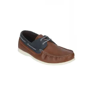 Bond Street by Red Tape Men Tan Boat Shoes