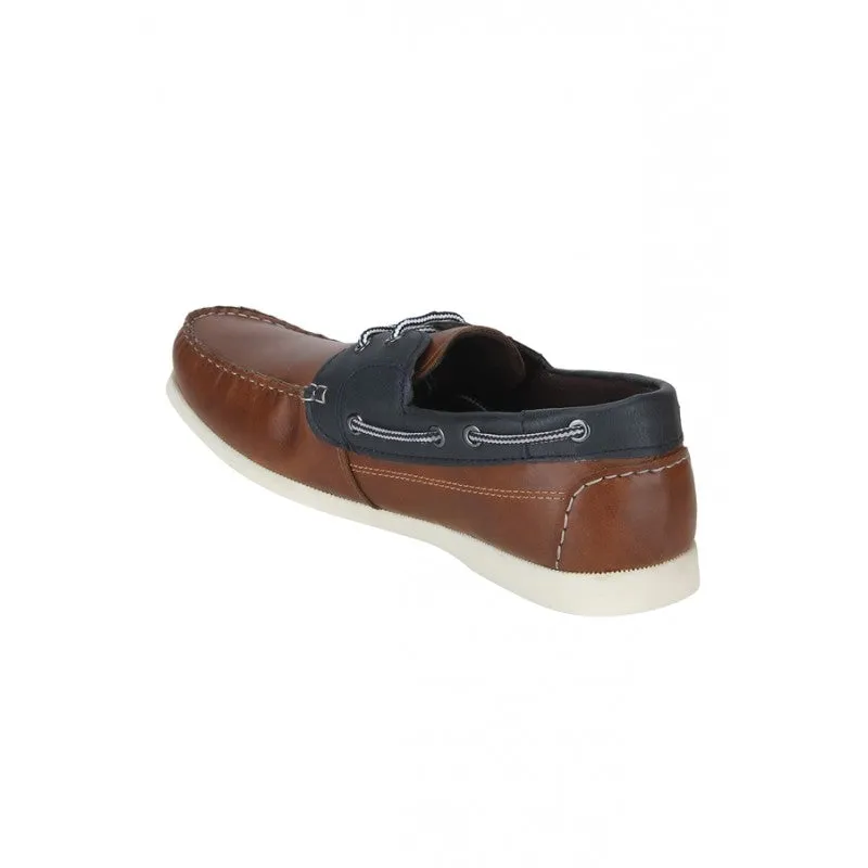 Bond Street by RedTape Men Tan Boat Shoes