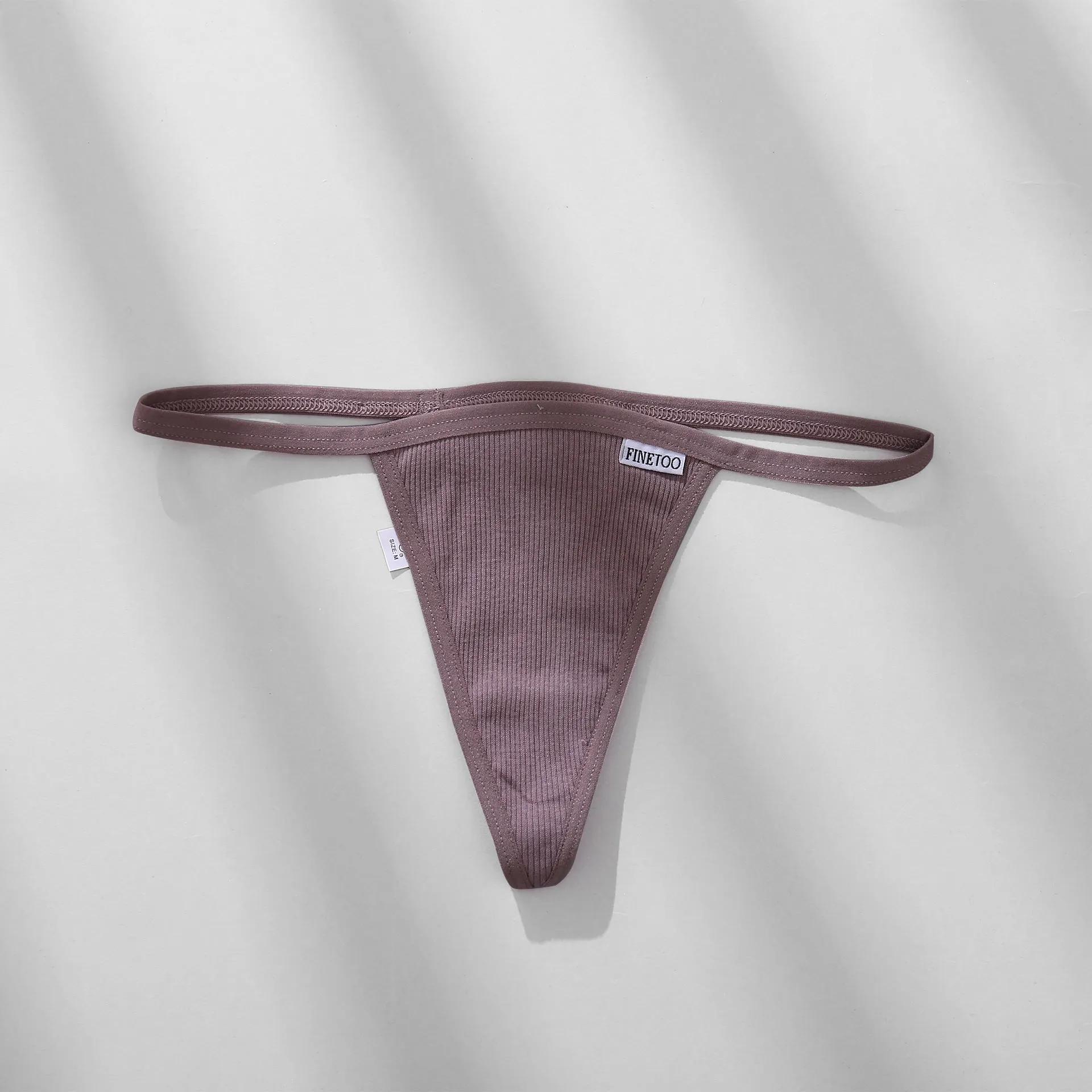 Breathable Thong Underwear with Elastic Waist