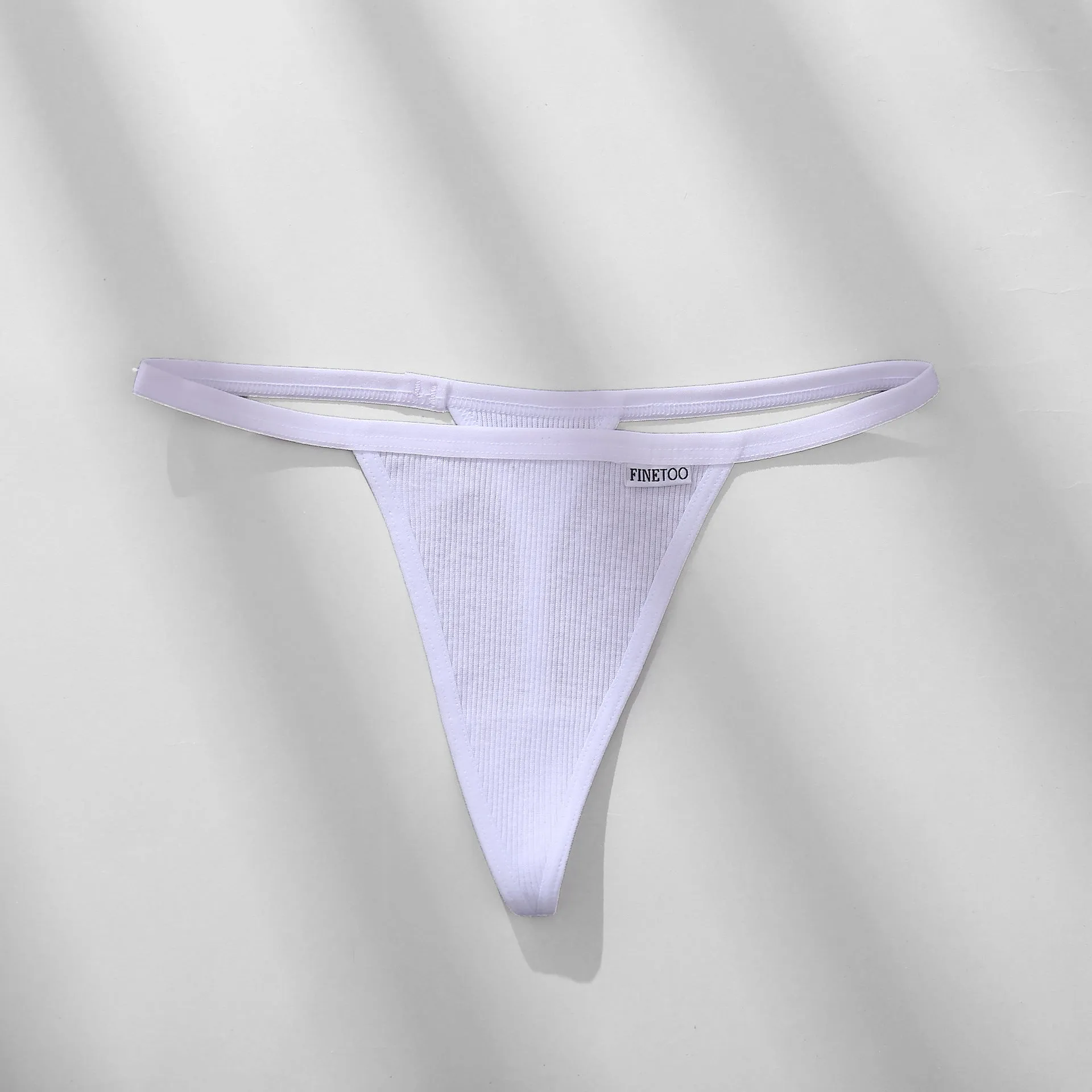 Breathable Thong Underwear with Elastic Waist