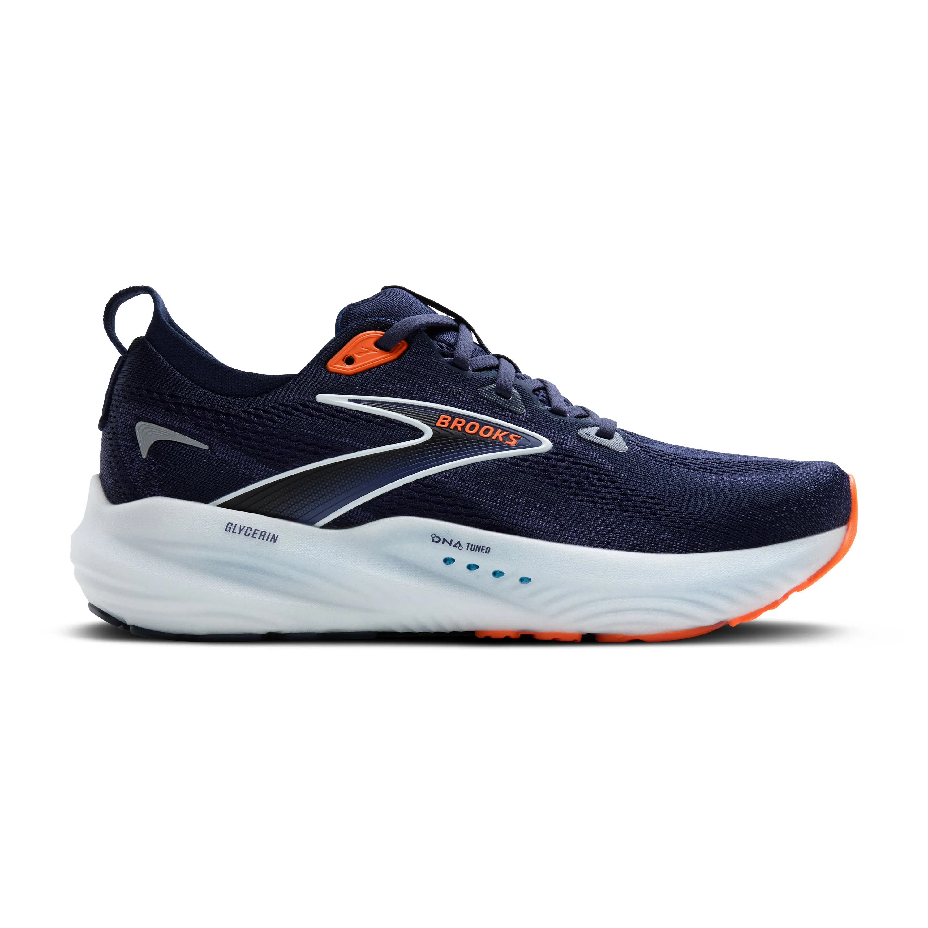 Brooks | Glycerin 22 | Men's | Peacoat/Blue Ribbon/Orange