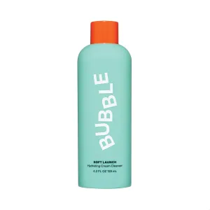 Bubble Skincare Soft Launch Cream Cleanser - Hydrating Facial Cleanser for Dry Skin - Foaming Face Wash Enriched with Avocado Oil to Soothe   Nourish Without Stripping Essential Moisture (4.2 fl oz)