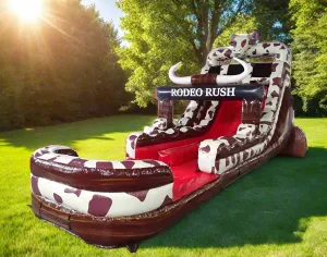 Bull Racing Inflatable Slide Adventure for Kids Outdoor Play