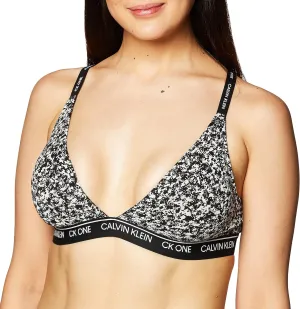 Calvin Klein Women's Ck One Cotton Lightly Lined Triangle Bralette