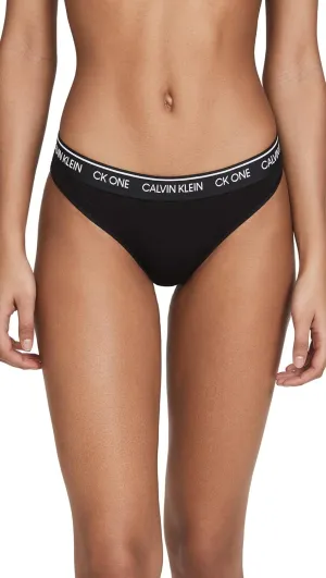 Calvin Klein Women's Ck One Cotton Thong Panty
