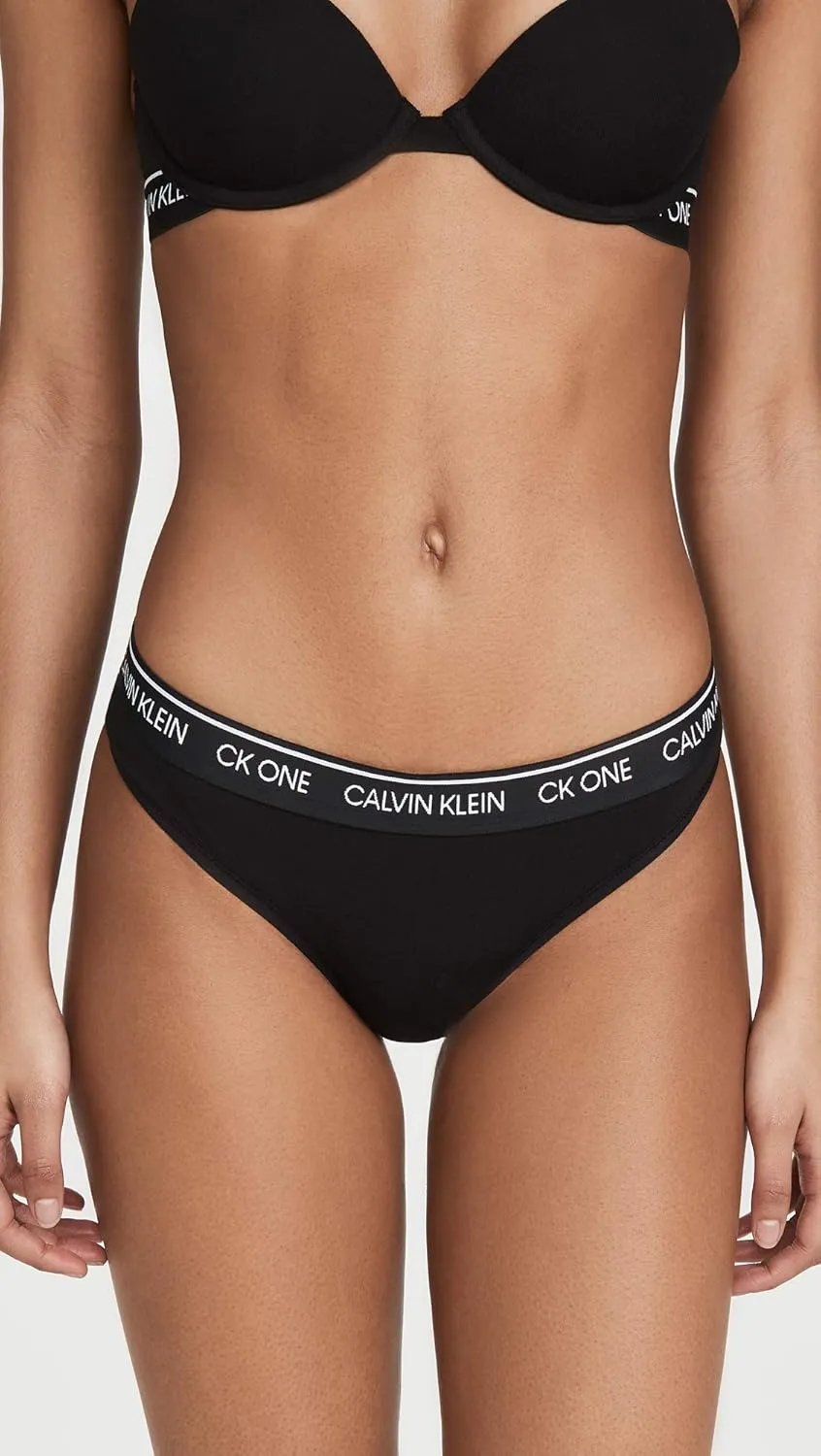 Calvin Klein Women's Ck One Cotton Thong Panty