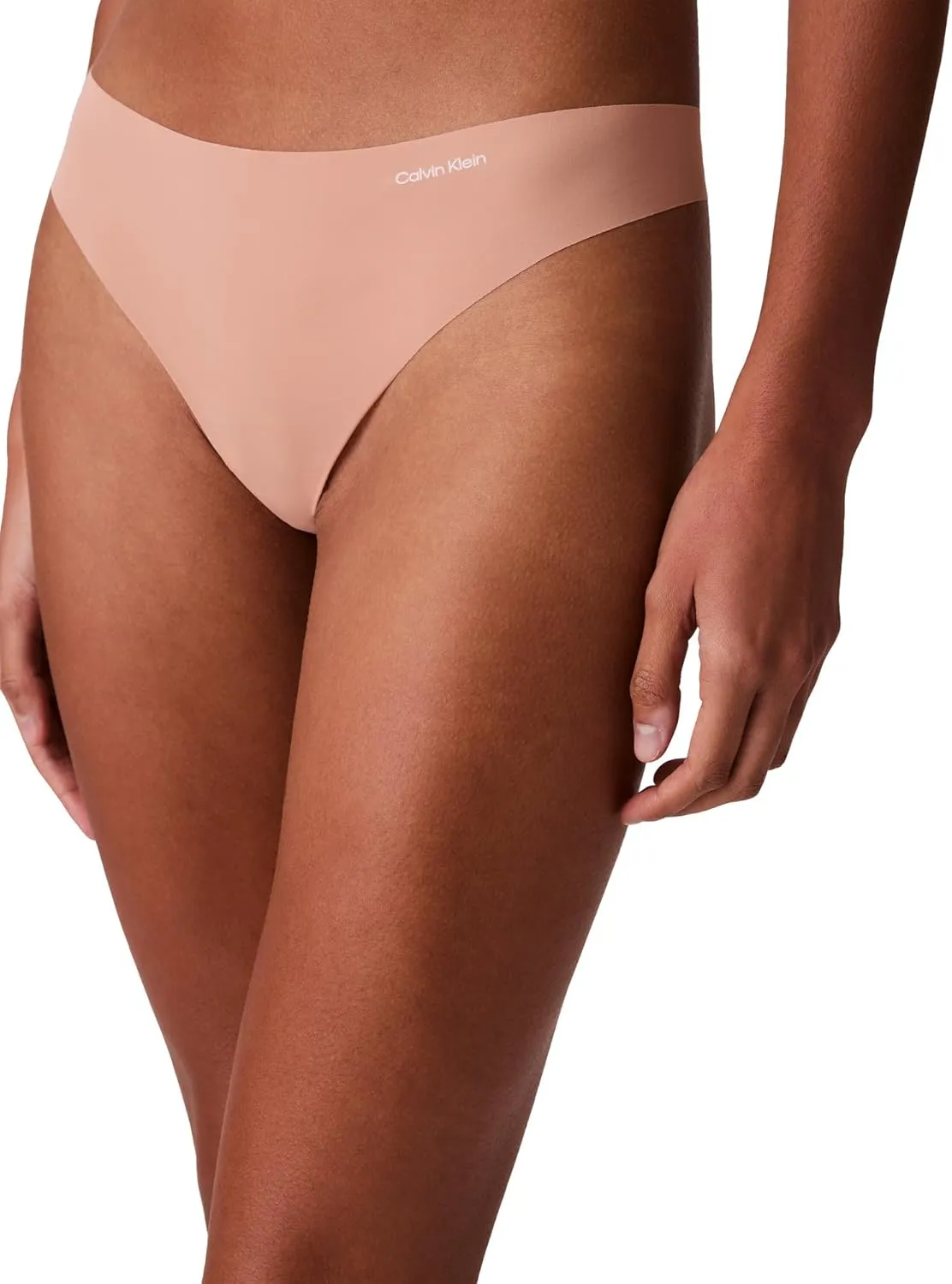 Calvin Klein Women's Invisibles Seamless Thong Panties, 3 Pack