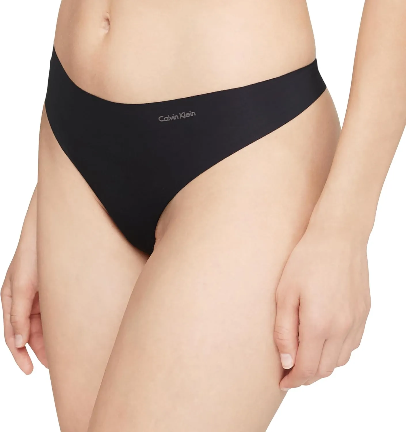Calvin Klein Women's Invisibles Seamless Thong Panties, 3 Pack