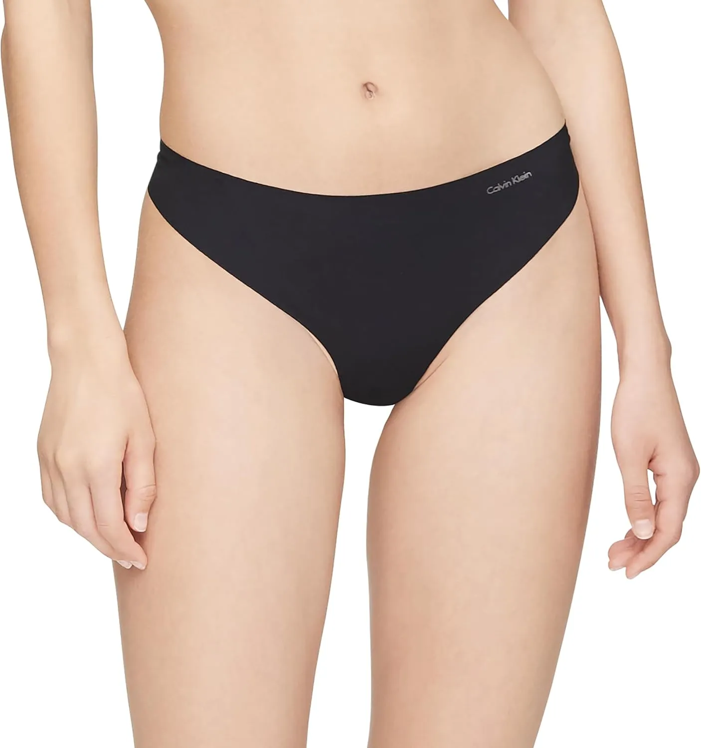 Calvin Klein Women's Invisibles Seamless Thong Panties, 3 Pack