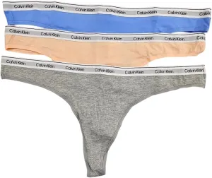 Calvin Klein Women's Modern Logo Thong 3-Pack