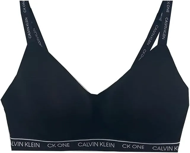 Calvin Klein Women's Pure Ribbed Lightly Lined Bralette