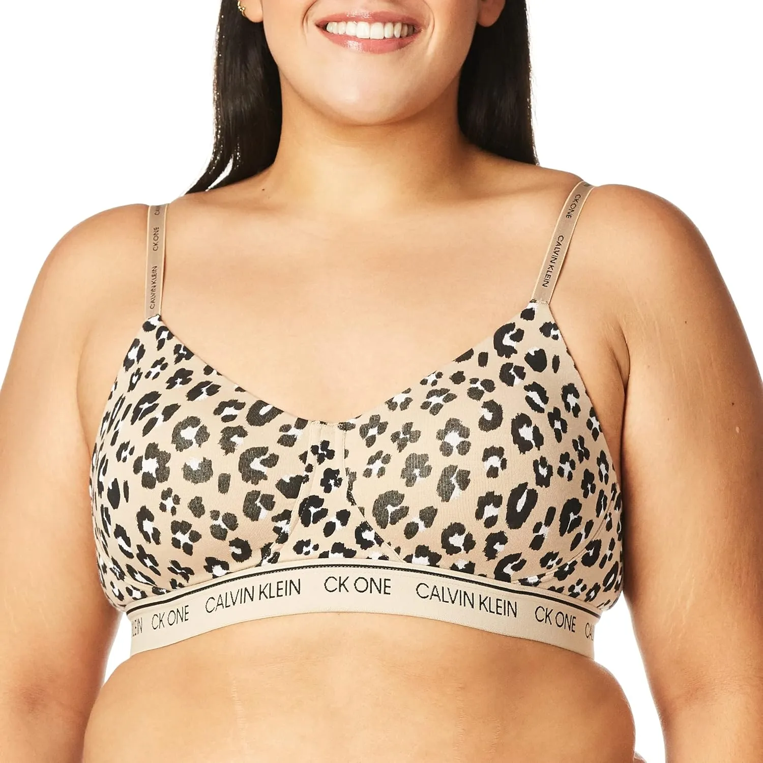 Calvin Klein Women's Pure Ribbed Lightly Lined Bralette