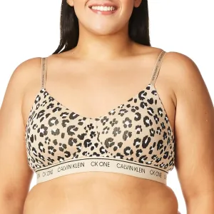 Calvin Klein Women's Pure Ribbed Lightly Lined Bralette