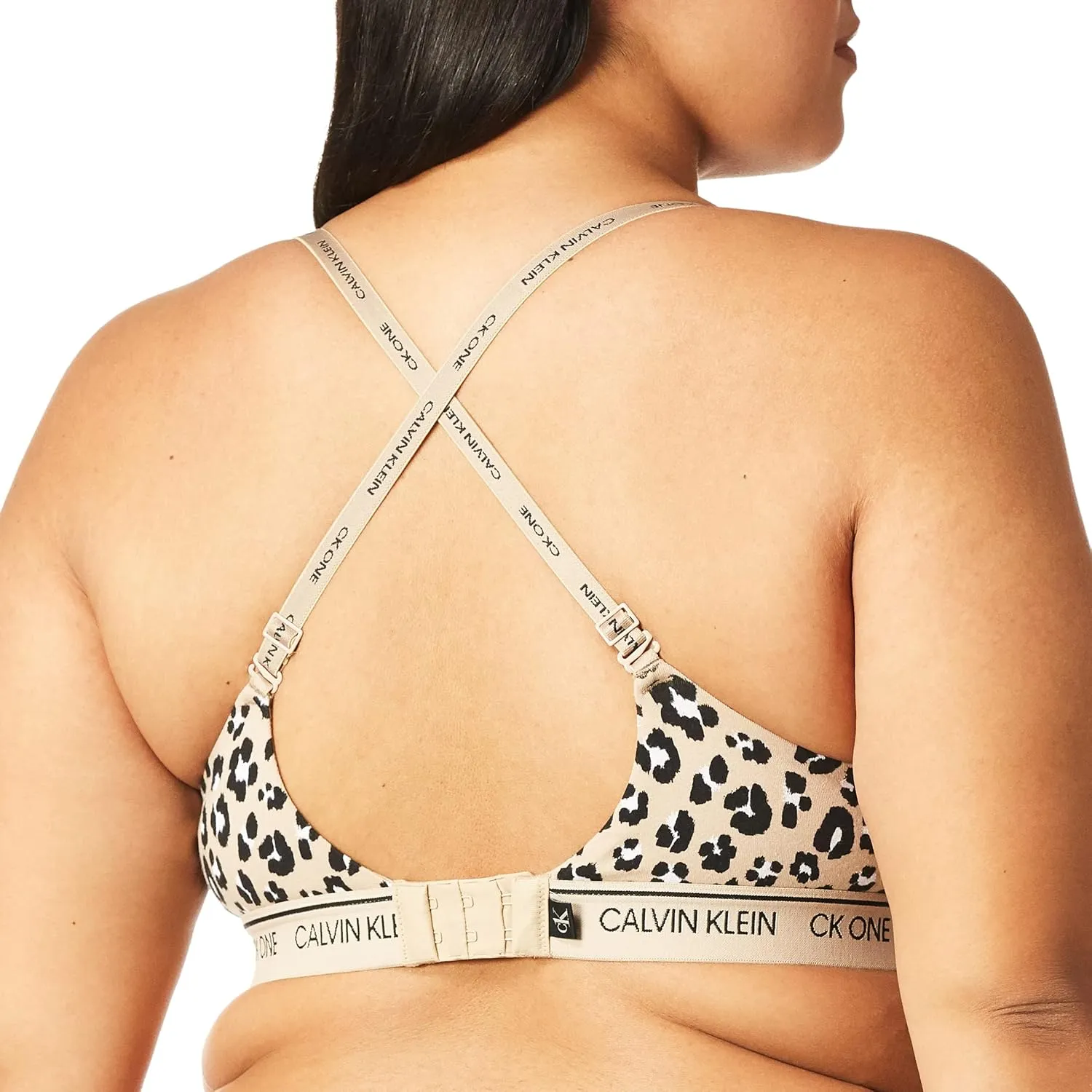 Calvin Klein Women's Pure Ribbed Lightly Lined Bralette