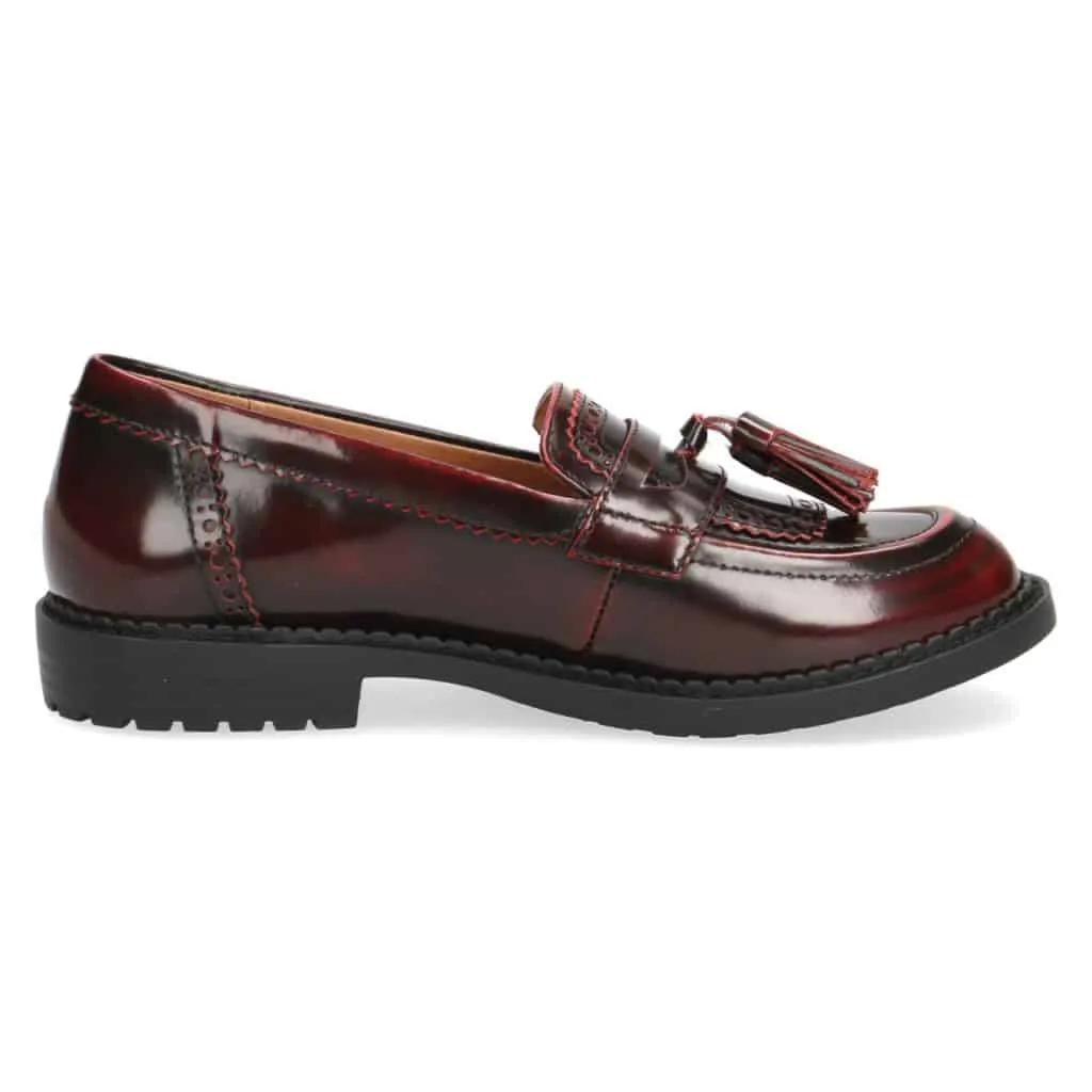 Caprice Red Bush Loafer. Only size 4 left.