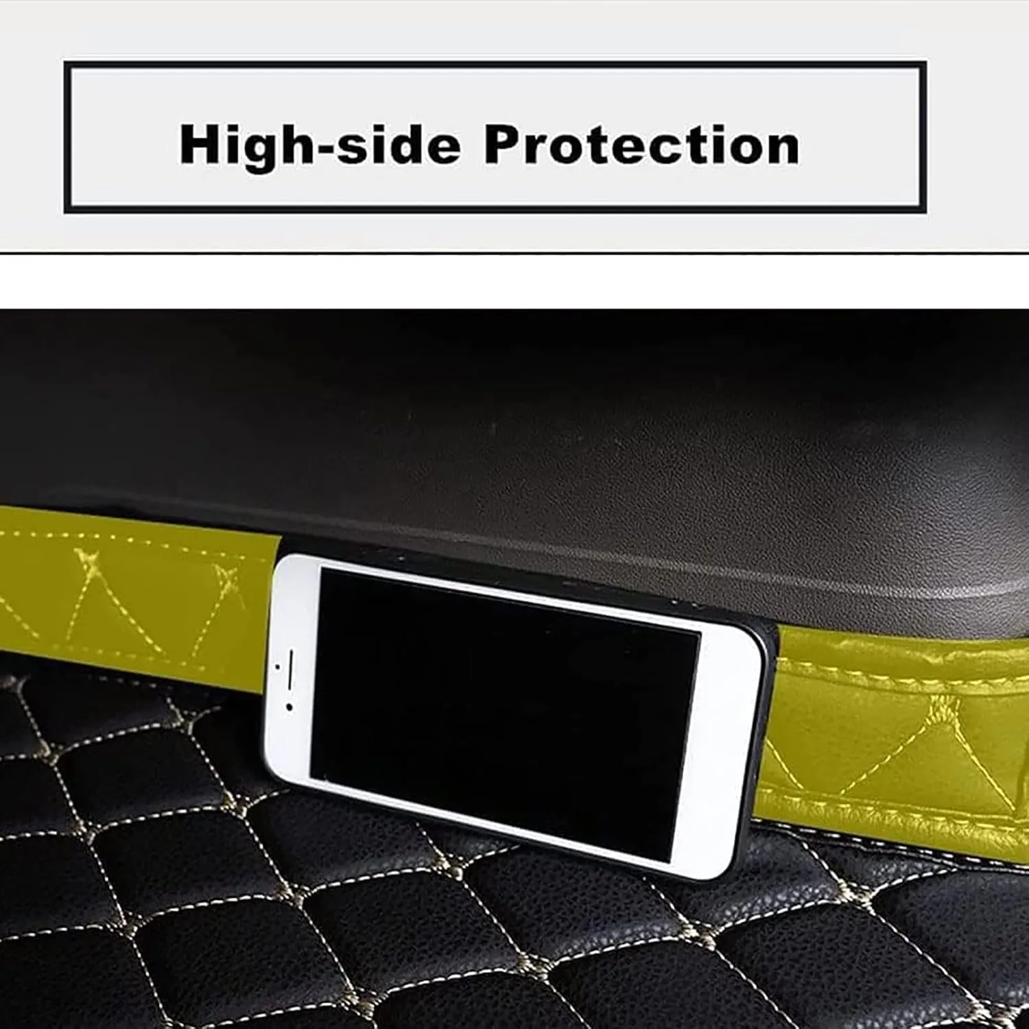 Car Leather Boot Liner Mats for Nissan Kicks 2017-2025, Custom Auto Rear Trunk Cargo Tray Protector Liners Anti-Scratch Non-Slip Luggage Carpets Interior Accessories,H/Red
