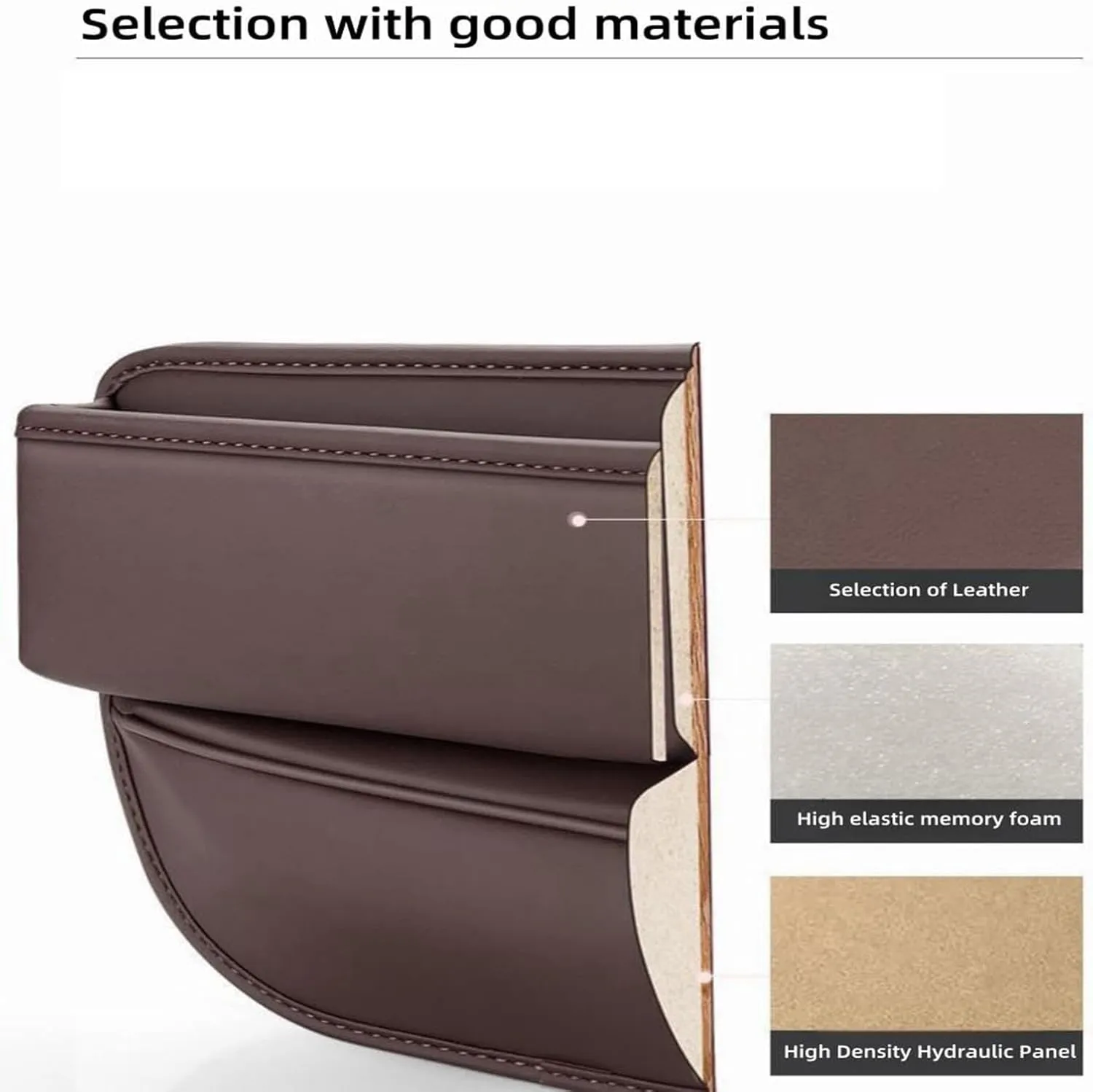 Car Leather Cup Holder Bag for M&azda 2Demio 2008~2014 Car Crevice Storage Box Car Clearance Bag with Cup Holder Car Accessories