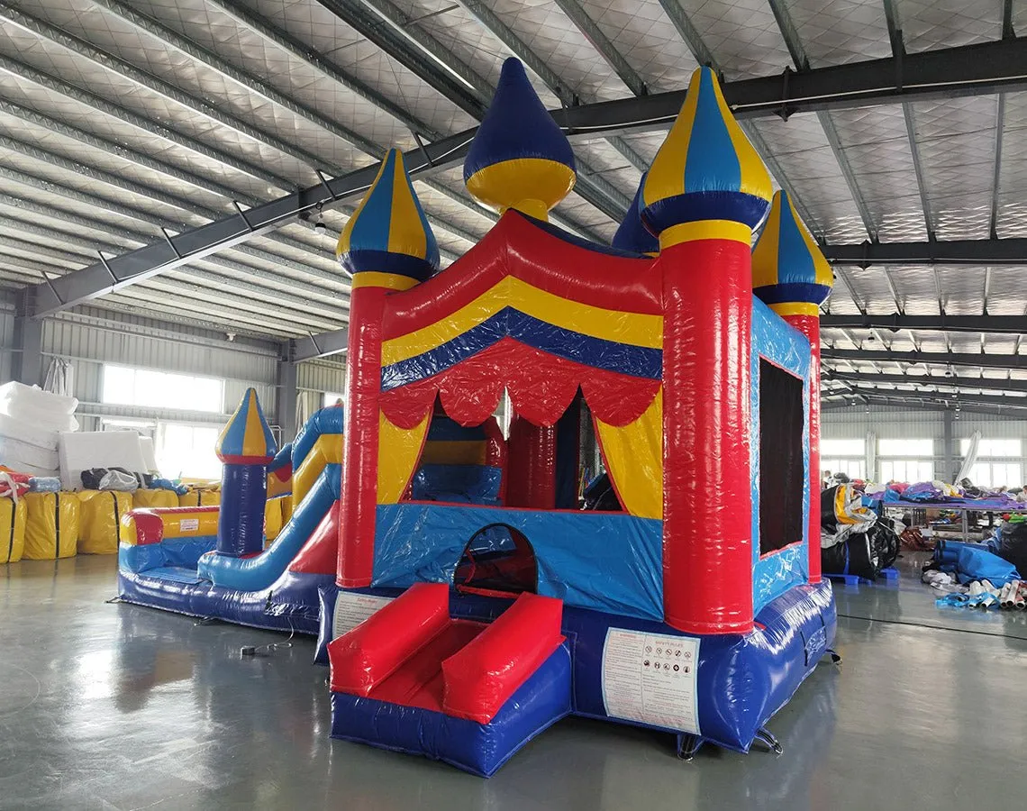 Carnival Econo Bounce House with Slide (Wet/Dry)