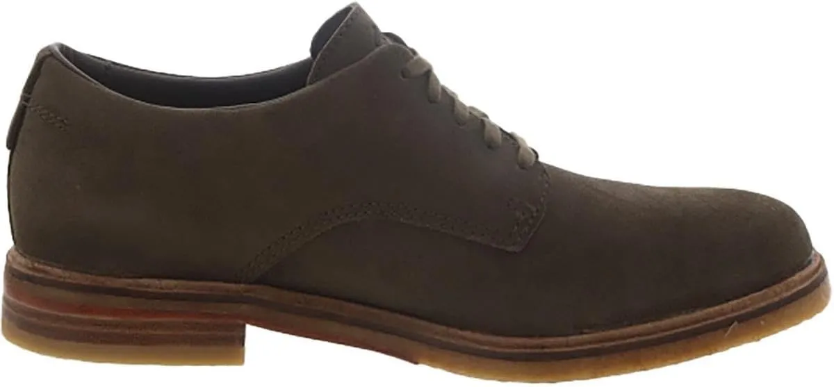 Clarks Mens Clarkdale Walk Suede Lace-Up Oxfords