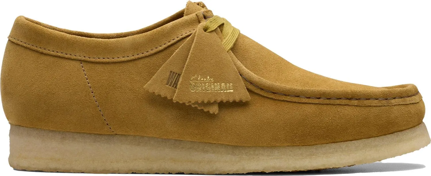 Clarks - Mens Wallabee Shoe, Color Oakmoss Su, Size: 13 M US