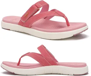 COFACE Womens Fashion Orthotic Flip Flops Ladies Slip On Lightweight Athletic Yoga Mat Cushion Thong Sandals With Comfortable Plantar Fasciitis Arch Support