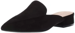 Cole Haan Women's Piper Mule Loafer, Black Suede, 8