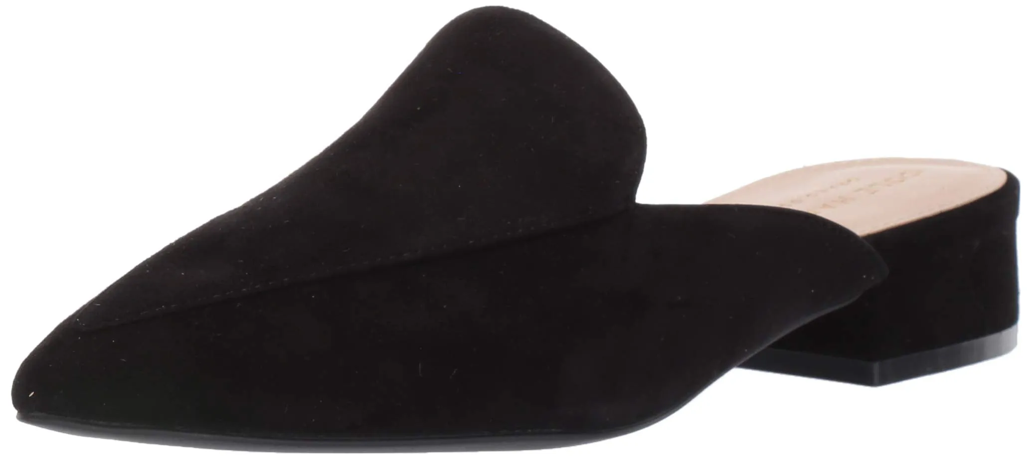 Cole Haan Women's Piper Mule Loafer, Black Suede, 8