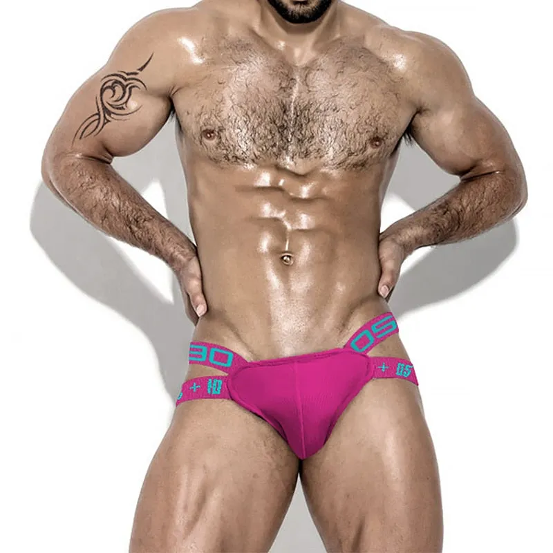 Comfortable Cotton Gay Men Sexy Underwear Thong Men Jockstrap
