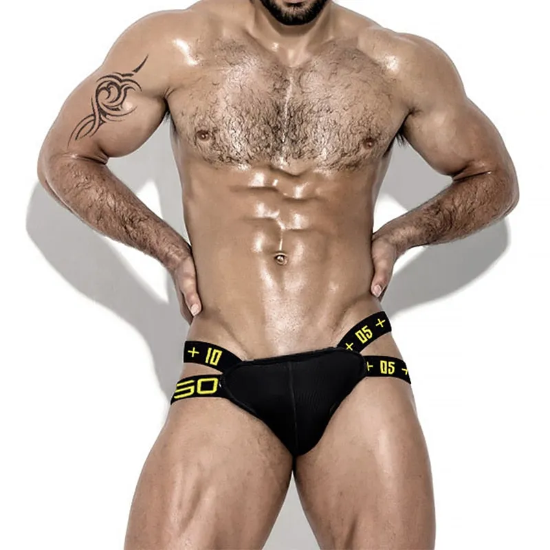 Comfortable Cotton Gay Men Sexy Underwear Thong Men Jockstrap