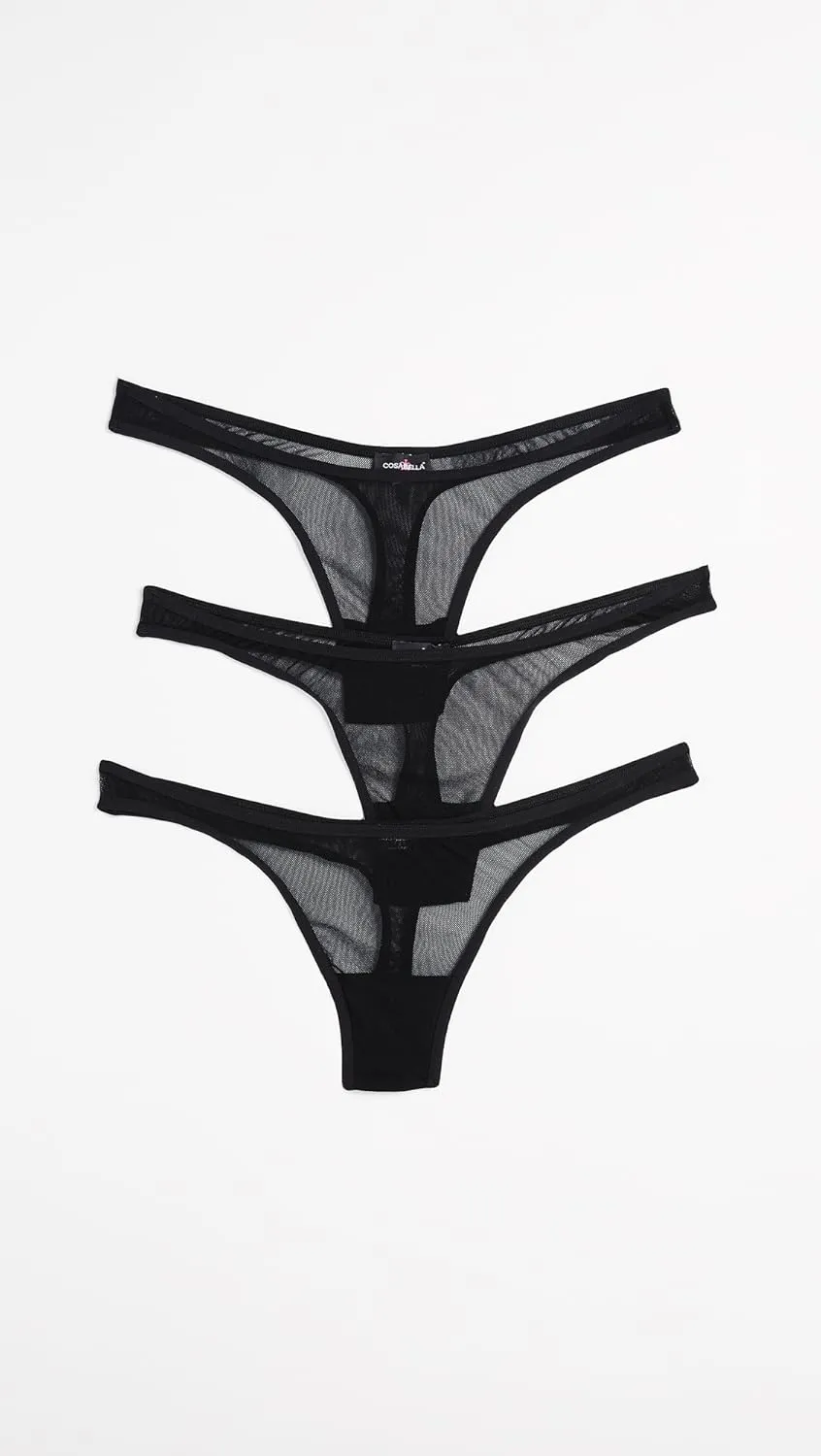 Cosabella Women's Soire Thong 3 Pack