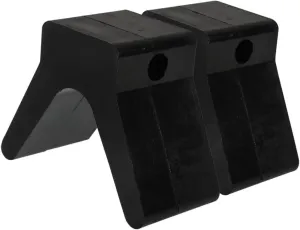 DECHOUS 2Pcs Shape Bow Stop Block for Boat Trailers Essential Accessory for Yachts Kayaks Easy Tool Installation for Docks Marinas Boatyards