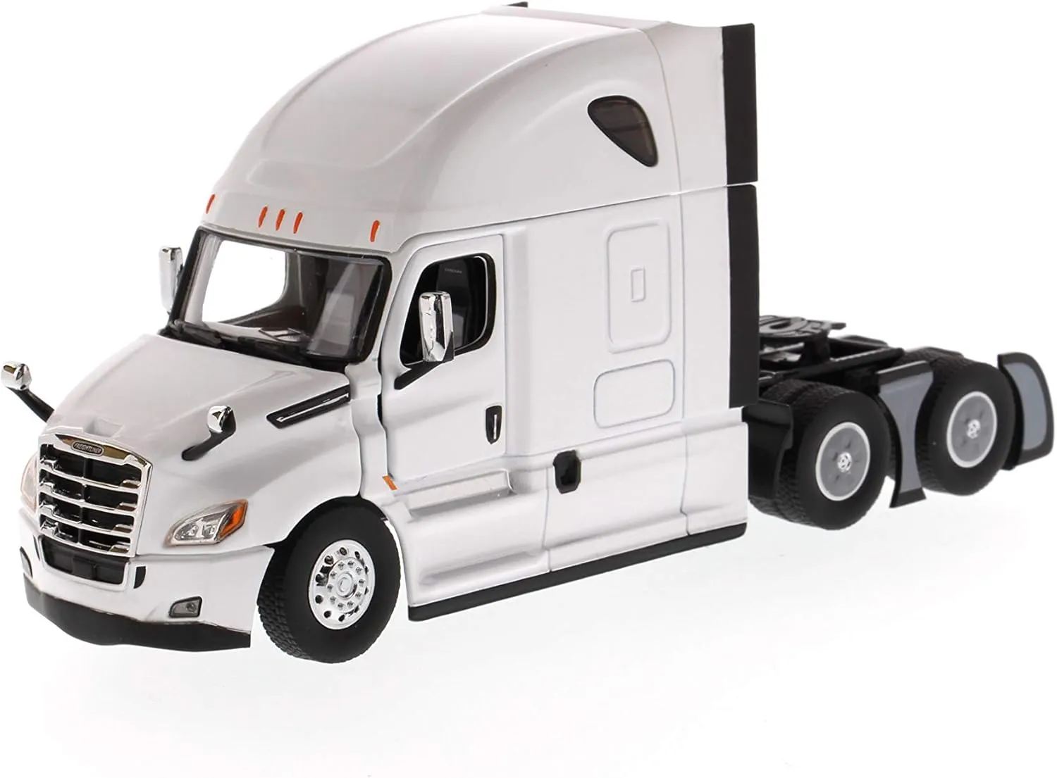 Diecast Masters 1:50 Scale Freightliner Cascadia SBFA Tandem with 72" Sleeper | Transport Series | Pearl White Model 71027