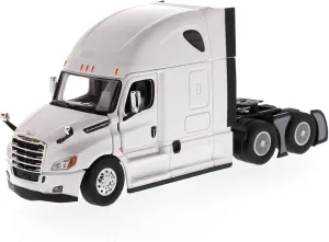 Diecast Masters 1:50 Scale Freightliner Cascadia SBFA Tandem with 72" Sleeper | Transport Series | Pearl White Model 71027