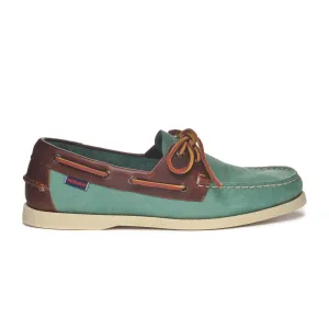Docksides Portland Nbk Waxy - Nautic Green Brown