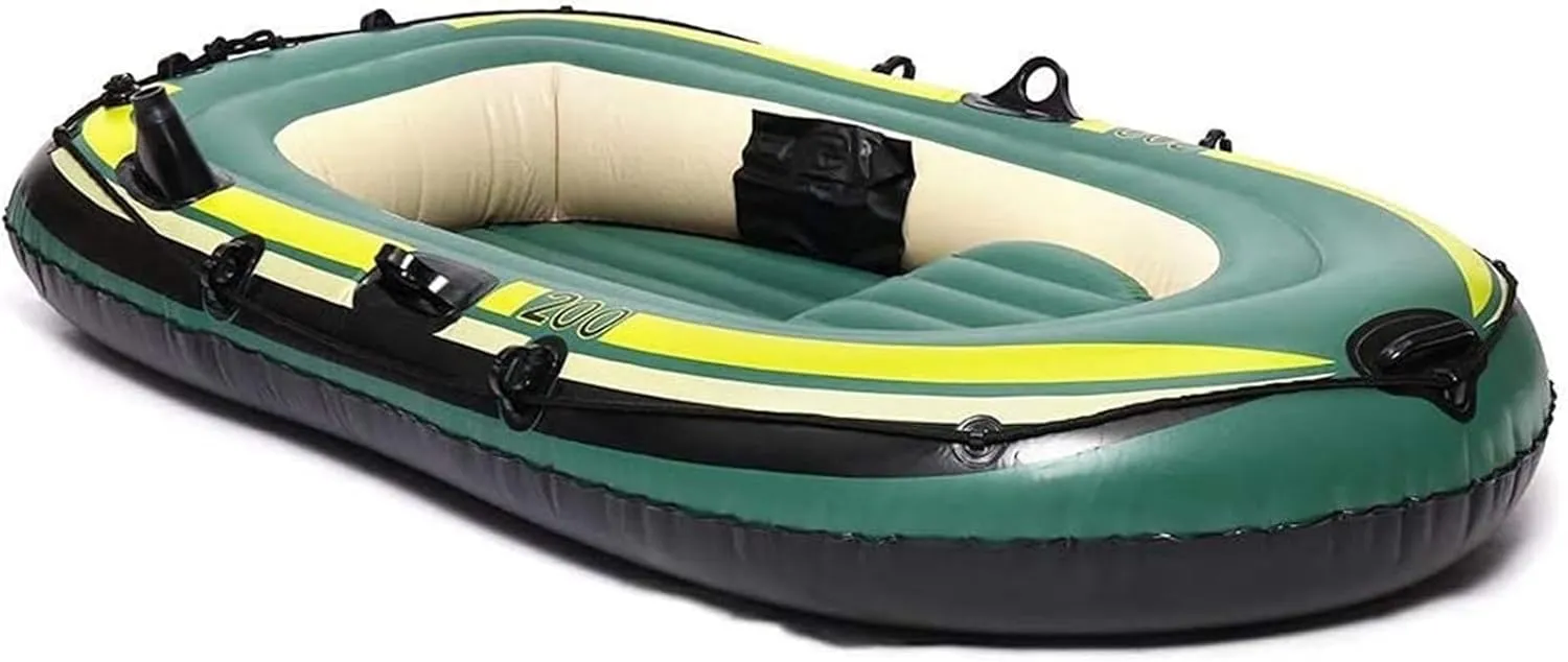 Double Inflatable Kayak Plastic Boat Kayak Fishing Boat Inflatable Boat Rubber Boat Thickened 188X108cm