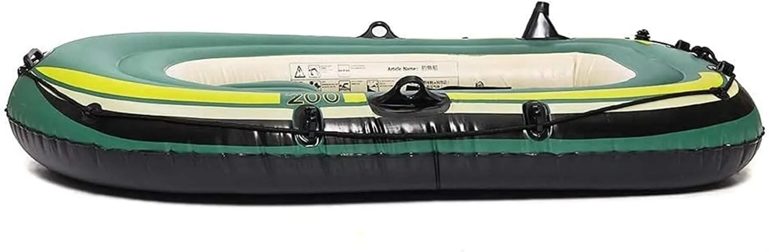 Double Inflatable Kayak Plastic Boat Kayak Fishing Boat Inflatable Boat Rubber Boat Thickened 188X108cm