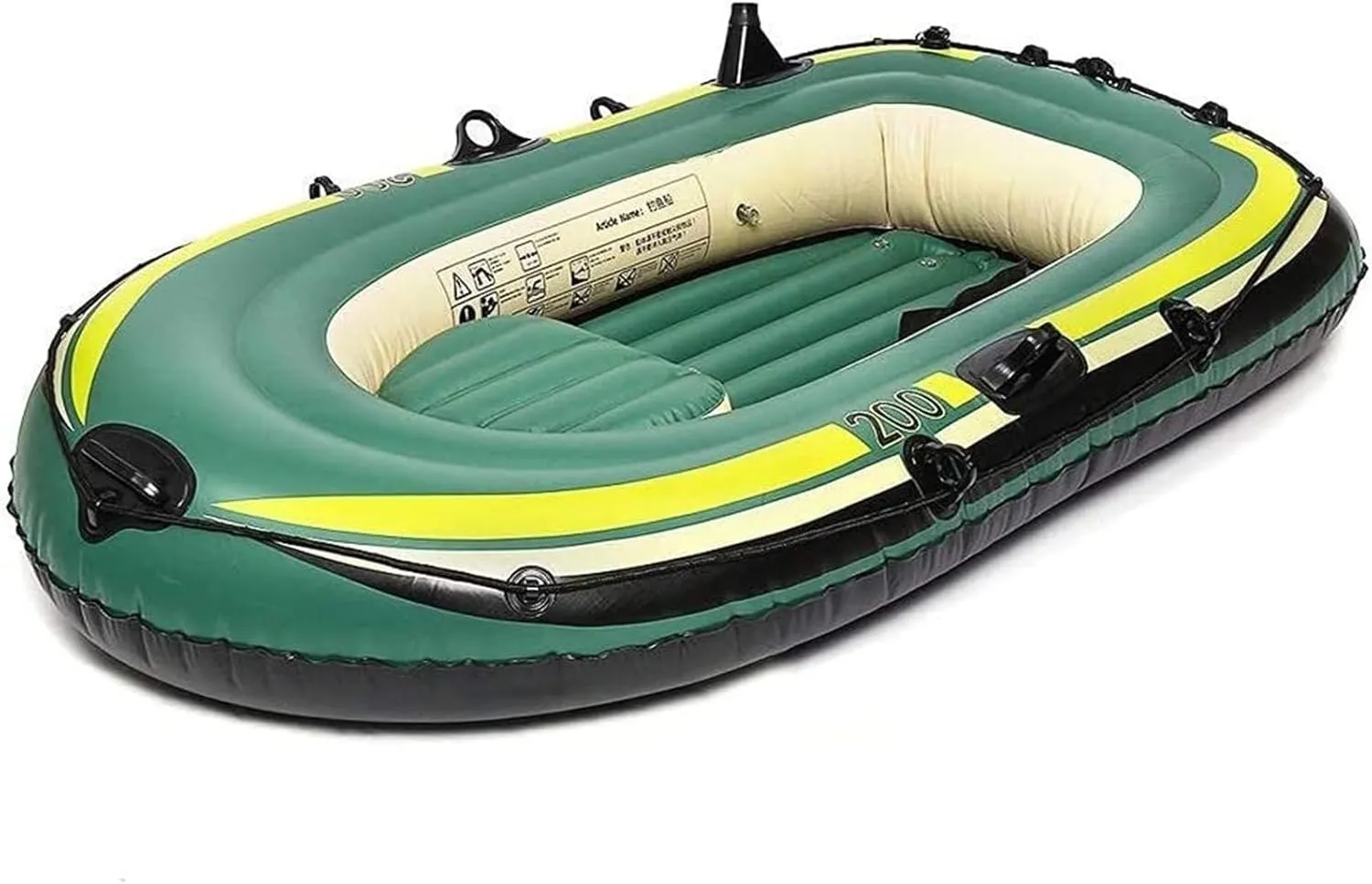 Double Inflatable Kayak Plastic Boat Kayak Fishing Boat Inflatable Boat Rubber Boat Thickened 188X108cm