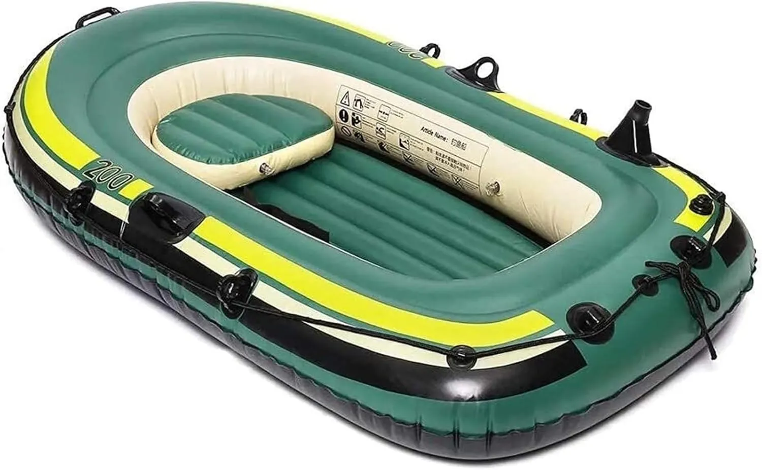 Double Inflatable Kayak Plastic Boat Kayak Fishing Boat Inflatable Boat Rubber Boat Thickened 188X108cm
