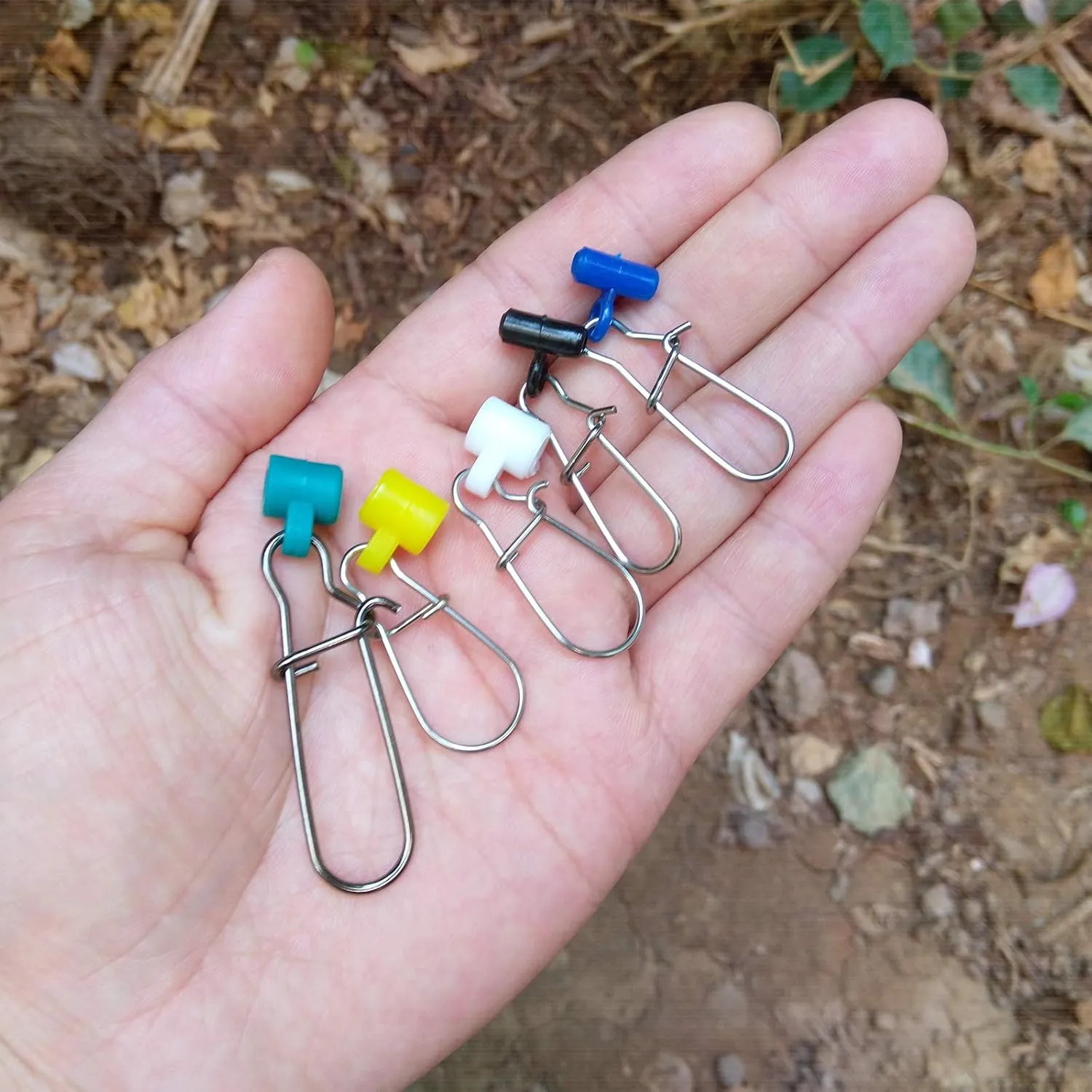 Dr.Fish Sinker Slides for Fishing, Sinker Weight Silder Line Slide Sleeve Swivel Duo Lock Snaps for Saltwater Surf Bottom Fishing Fish Fider Rig Catfish Rig