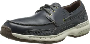 Dunham Men's Captain Boat Shoe,Navy,9.5 B US