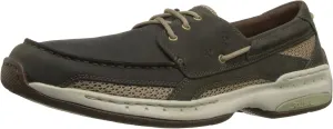 Dunham Men's Captain Boat Shoe,Olive,7 4E US