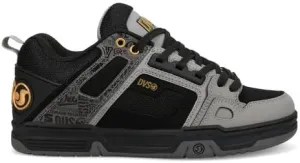 DVS Men's Skate Shoe, Grey/Black/Gold, 8