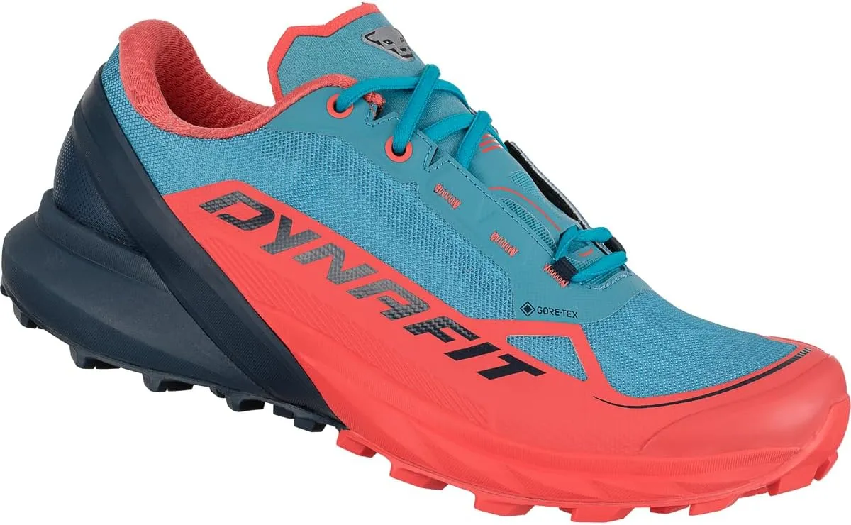 Dynafit Ultra 50 GTX Trail Running Shoe - Women's, Brittany Blue/Hot Coral, 6.5